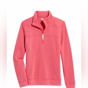 Vineyard Vines Shep Shirt Quarter Zip Pullover • Jetty Red • NWT • Size S $118